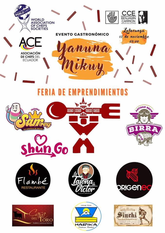 cdcocinasEC's tweet photo. Mañana será un gran día se junta la comunidad gastronomica en Latacunga los esperamos.
#OpenEcuador
#lanuevacocinadelecuador
#worldchefs
#aega
#ministeriodeturismo https://t.co/bBieny2xgS