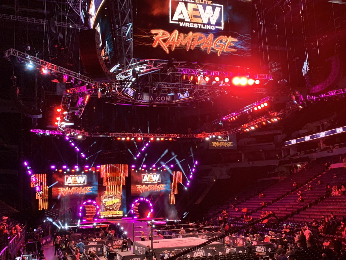 BrandonMata's tweet photo. We’re ready for #AEWRampage ! @AEW https://t.co/Y86ie4efc8