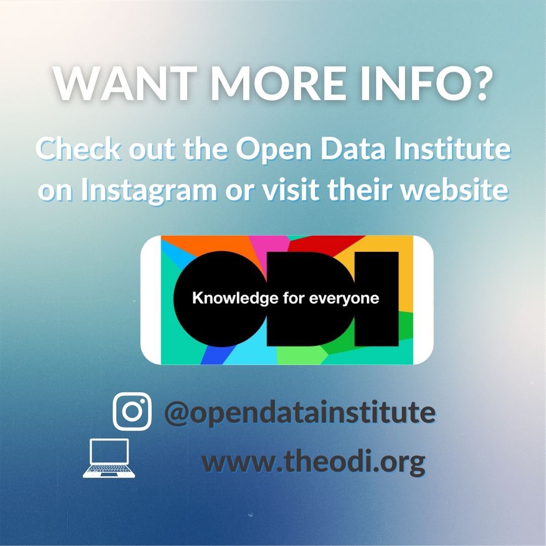 Consuli_Inc's tweet photo. This week’s Consuli Spotlight is highlighting✨ @ODIHQ
The Open Data Institute has been promoting the use of better data practices and building a trustworthy data ecosystem since 2012☑️
#consuli #ODI #opendatainstitute #dataeconomy #datadignity #consulispotlight https://t.co/CmIq34r0Lj
