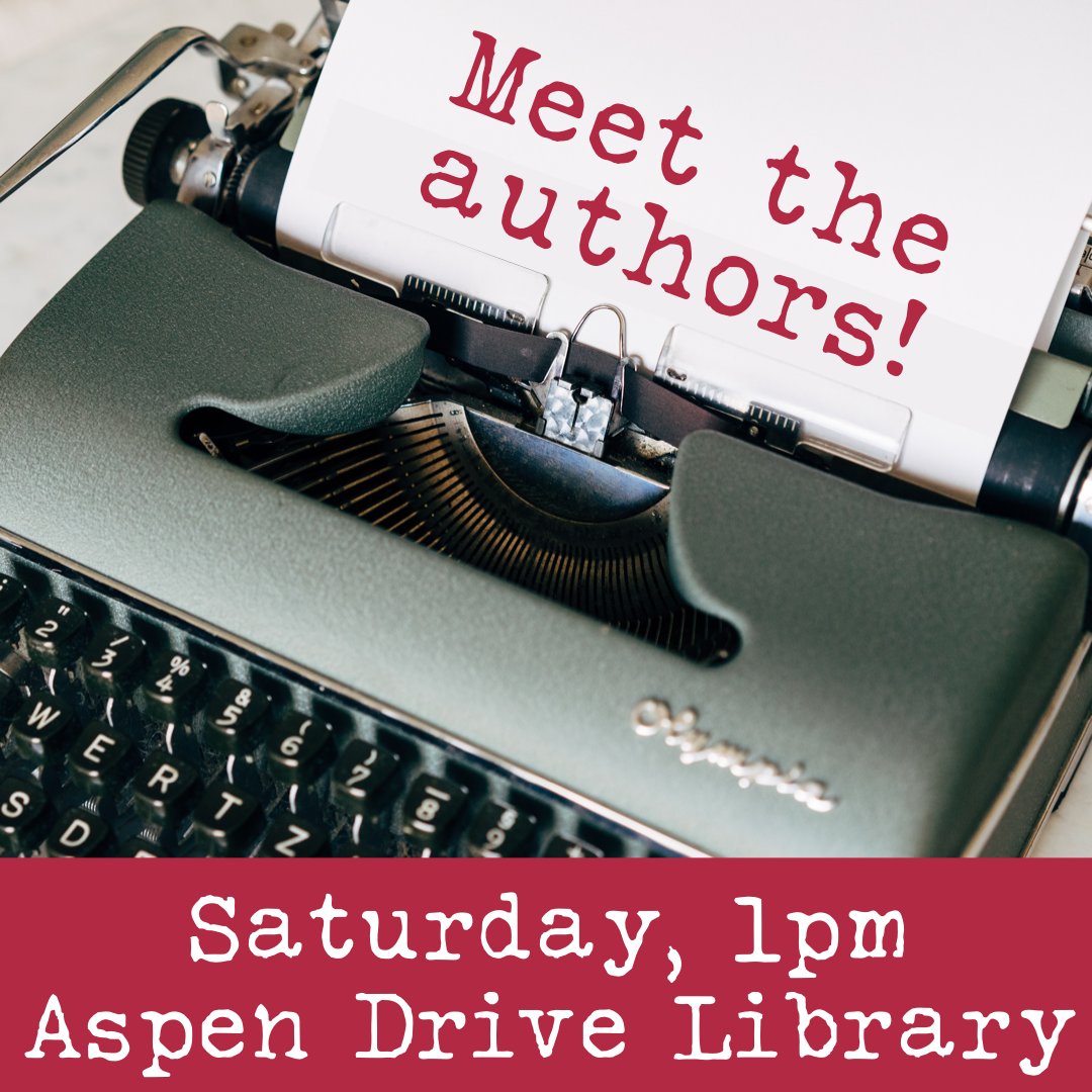 The Local Authors Fair is back! Join us at the Aspen Drive Library on Saturday at 1pm to meet Lake County writers and hear about their work. Books will be available for sale. #writelocal #shoplocal #homegrowntalent https://t.co/7flIIpSdpw