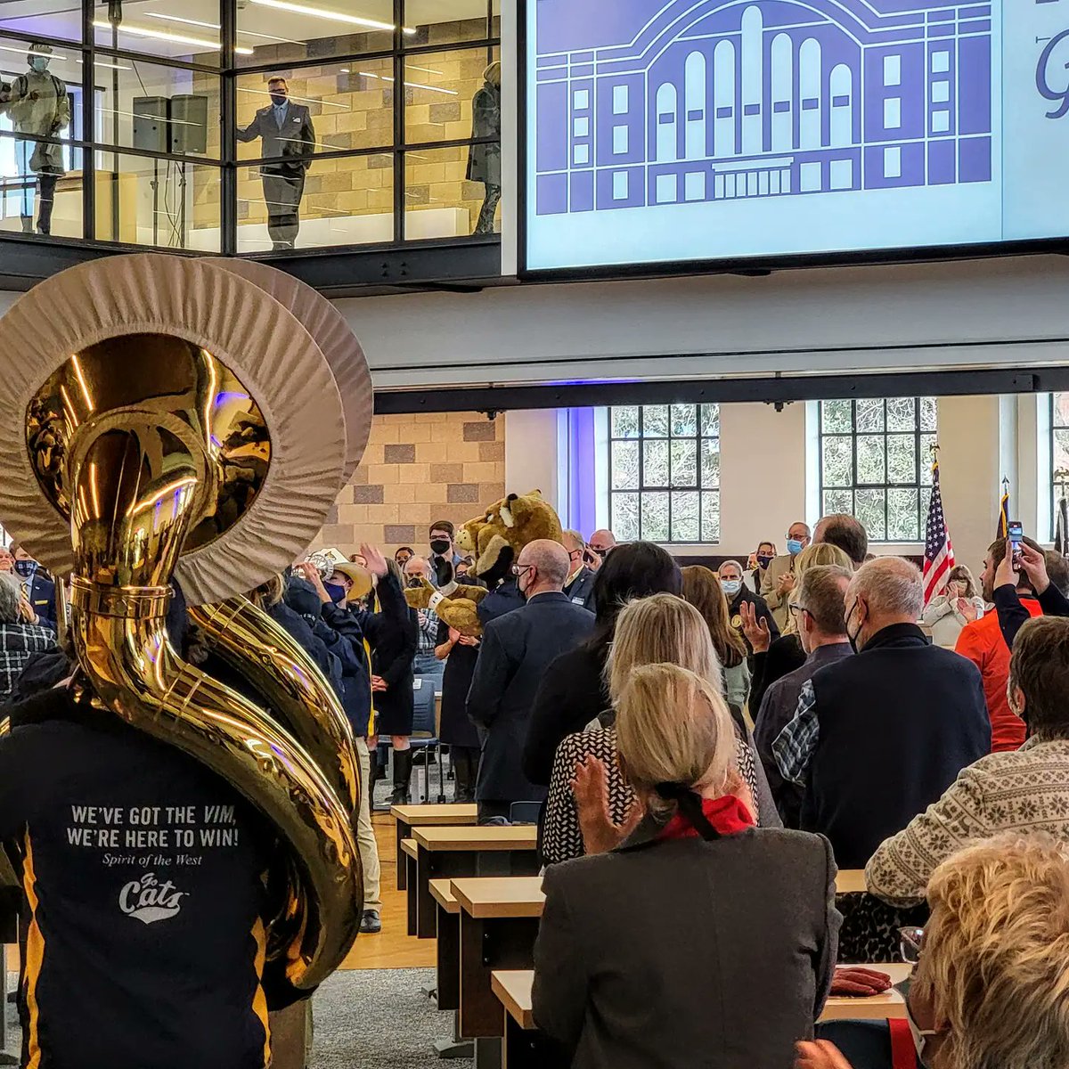 Congratulations to President Cruzado and Montana State University for the opening of the newly renovated Romney Hall. Here's to the next 100 years!

#MSU #Bobcats #Romney #LandGrantUniversity #LandBoard #Education