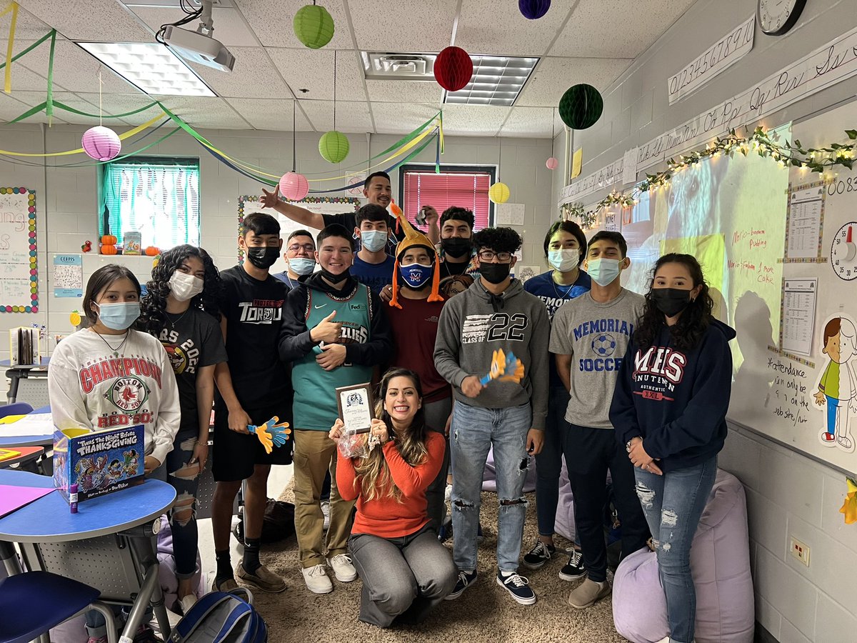 MHS_VP_Sarita's tweet photo. @CRamirezDeLopez makes magic happen every single day! Congratulations again for being our Teacher of the Month! #EISDGrowingGreatness #MemorialPride https://t.co/LGsygU62Rt