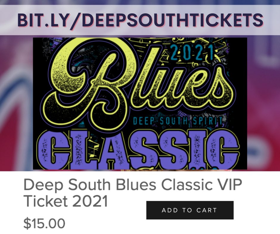 deepsouthspirit's tweet photo. 🚨 REMINDER! 🚨 Today is the last day to SAVE on tickets 🎟 to Sunday’s BLUES CLASSIC 🎸 in JACKSON, MS! Visit https://t.co/xftKKUAGp9 to take advantage of the pre-sale discount! Online ticket sales 💻 will end at 10 PM TONIGHT! ⏰ Ready? Set! ✅ ADD TO CART! 🛒 🎫 https://t.co/TYAs2VJlvQ