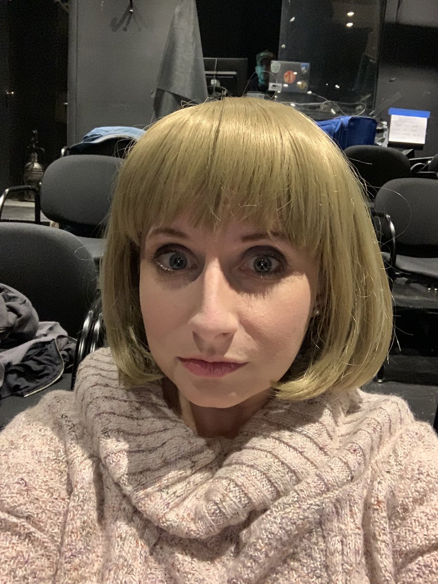 threeattic's tweet photo. Trying to channel my best @barbaracrampton for “Reanimated,” a short play about what would happen if Meg Halsey actually got some warning about the damn zombies. Spoiler: field hockey stick fu and zombie heads roll. https://t.co/b0Z9aOvmwY