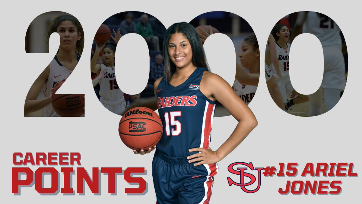 RECORD: With her 31st point, #15 Ariel Jones became the 4th <a href="/ShipWBB/">Shippensburg Women’s Basketball</a> player to have over 2,000 points. Congratulations Ariel 👏🏾🎉