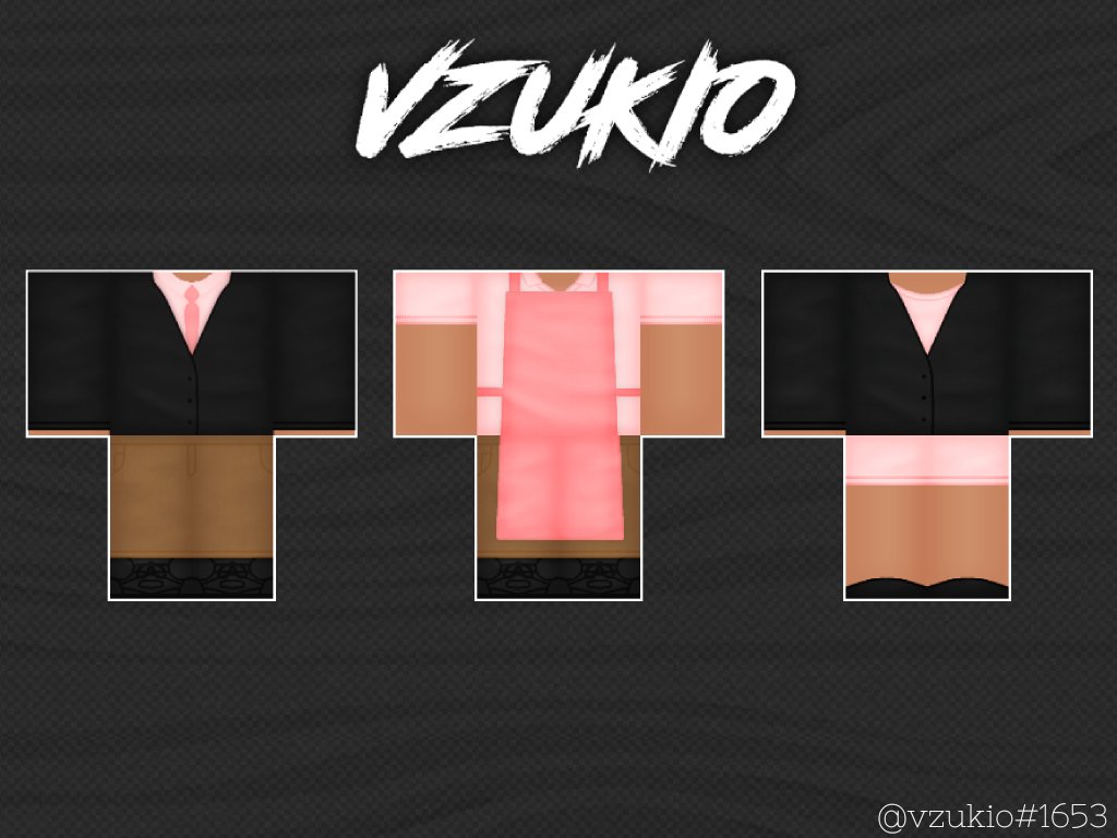 CakezRoblox's tweet photo. Make sure to check out our new hot uniforms! 🔥 Thank you for collaborating with us on this project, @vzukio! 💕 https://t.co/7t1XOpyN8u
