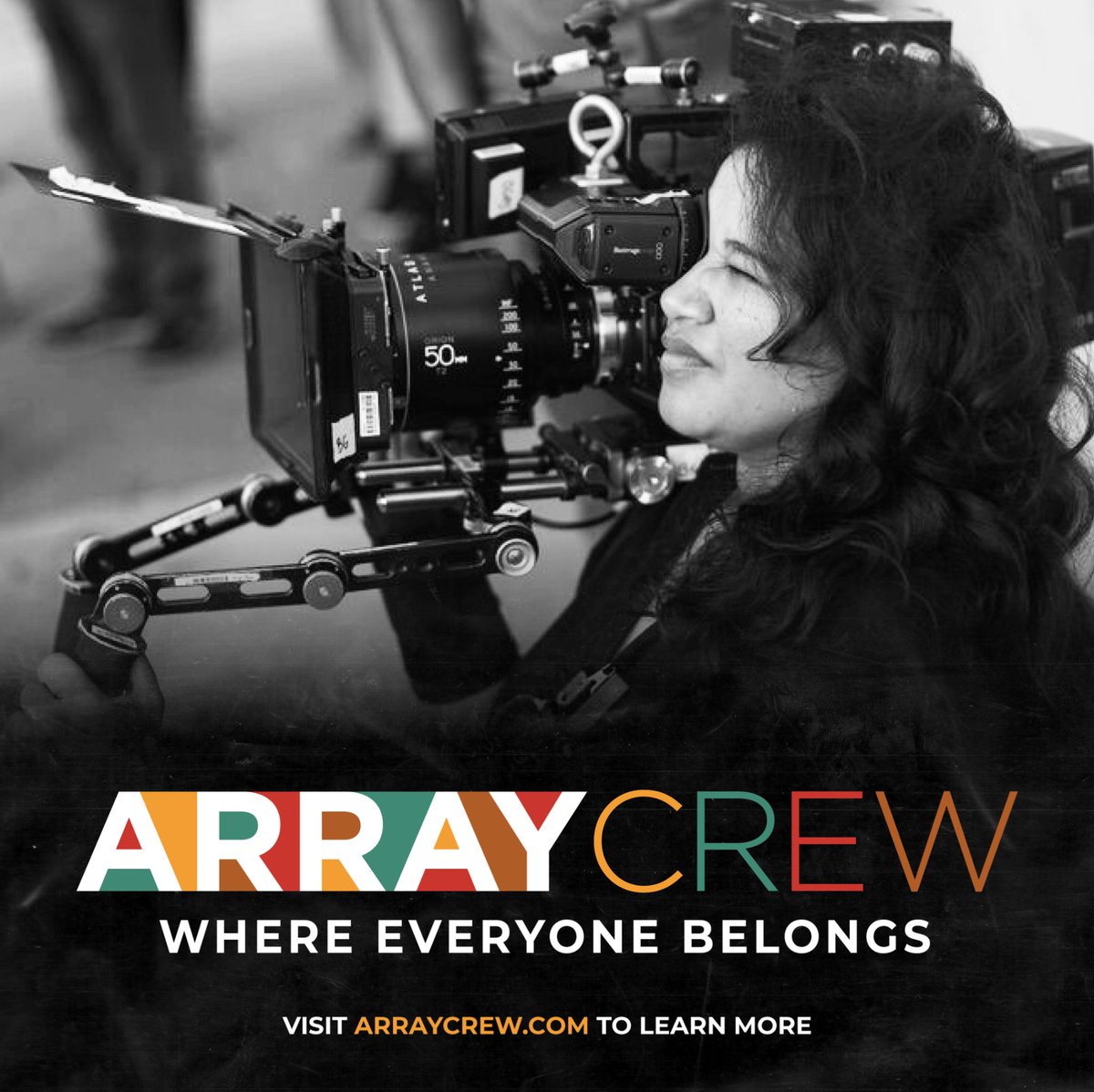 WBDAccess's tweet image. We’re excited to support the launch of #ARRAYCrew in Canada. It’s a database developed by @Ava and @ARRAYNow focused on inclusion within the film &amp;amp; television industry for below-the-line professionals. Getting hired in Canada just got easier. Join today. arraycrew.com