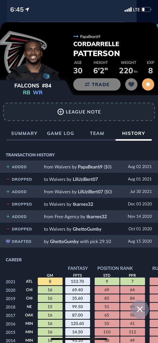 B2theK07's tweet photo. @FantasyPros https://t.co/rlXg1CCKmx