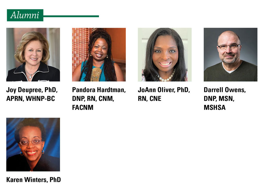 UABSON's tweet photo. This year, 13 UAB School of Nursing faculty and alumni were inducted as Fellows of the American Academy of Nursing - the most in School history! They join more than 100 FAANs with a UAB School of Nursing affiliation.

#NPWeek2021

https://t.co/7JRqDRBV7n https://t.co/FTvqNGATcw