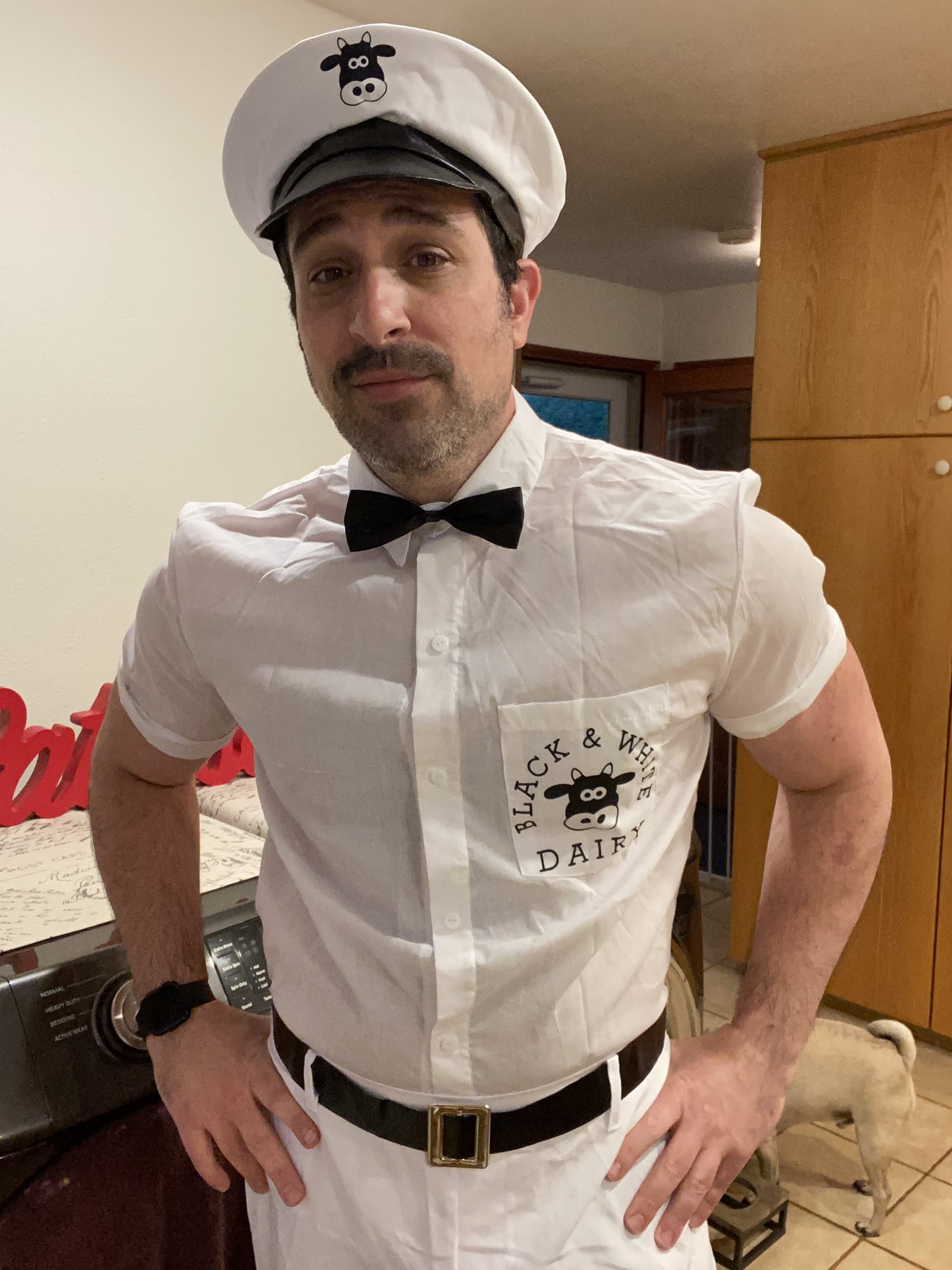 Abel Cosentino on X: "Got milk ? A milkman costume for an upcoming show I am gonna be on … #gotmilk #milkman https://t.co/BE7DCPg5Ut" / X
