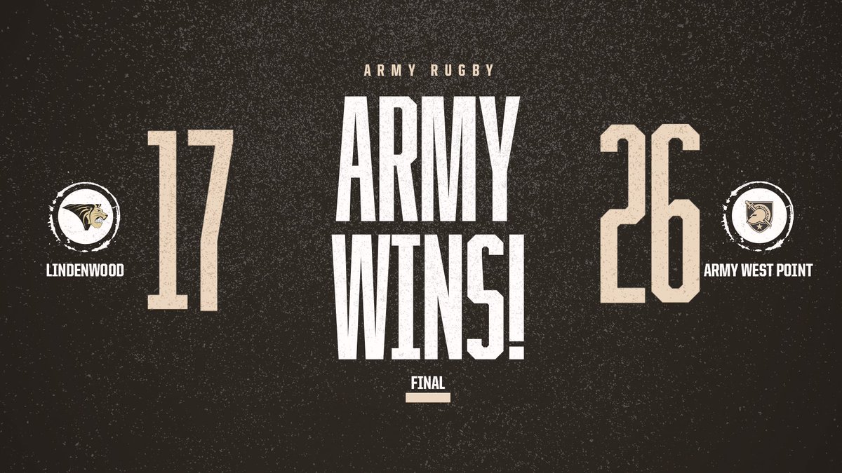 DOWN GOES LINDENWOOD! 

THE BLACK KNIGHTS WIN IT‼️‼️

Army earns its first win over Lindenwood in program history and earns the W in our season finale!! 

#GoArmy