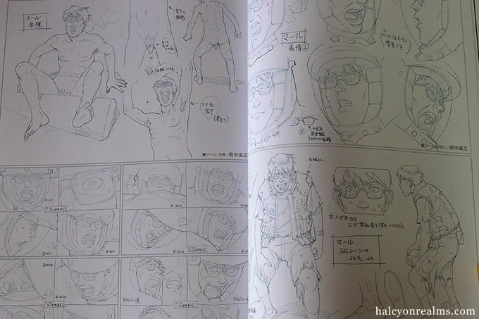 Tatsuyuki Tanaka worked on the Tetsuo mutation sequence in Akira and can emulate Otomo's art style very well; here are some of his character designs from the anime adaption of Otomo's Farewell To Weapons - https://t.co/2a78AVqjHu 