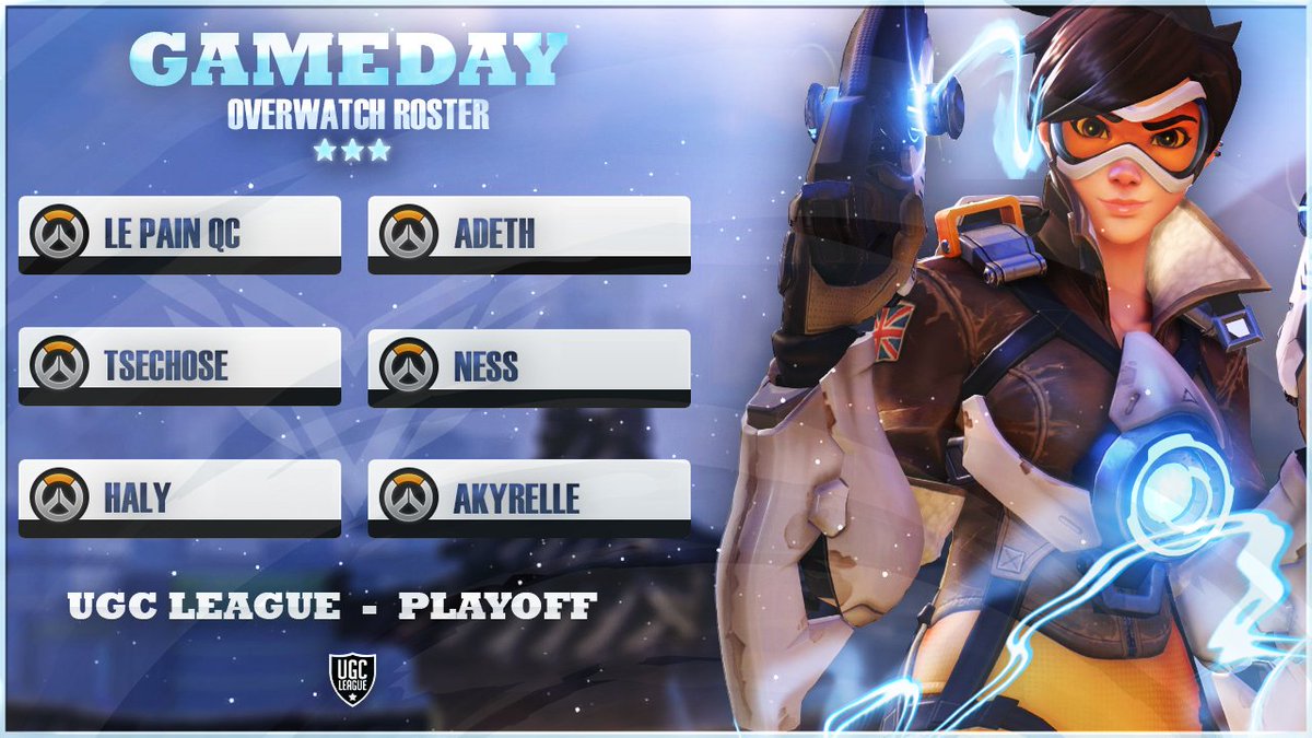 VictoremEsport's tweet photo. OVERWATCH - PLAYOFF
The Overwatch Roster is competing in the playoffs of the @ugcleague🏆
🕓Starting at 9pm EST.
🎙️Cast by @agelesscasts and @NewBeatShouts
🛡️ @laurentprimard
🛡️ #Adeth
⚔️@TseChoseOW
⚔️#Ness
💉@Haly_ow
💉#Akyrelle
▶️https://t.co/43DkJTBrdb
#Overwatch https://t.co/CejG2s9j9S