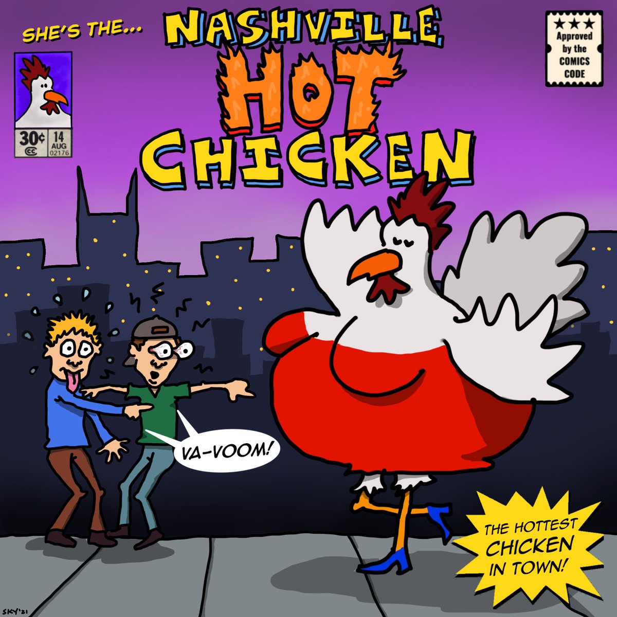 spacemanskylar's tweet photo. NASHVILLE HOT CHICKEN #nashville #hotchicken https://t.co/son0acNXaV
