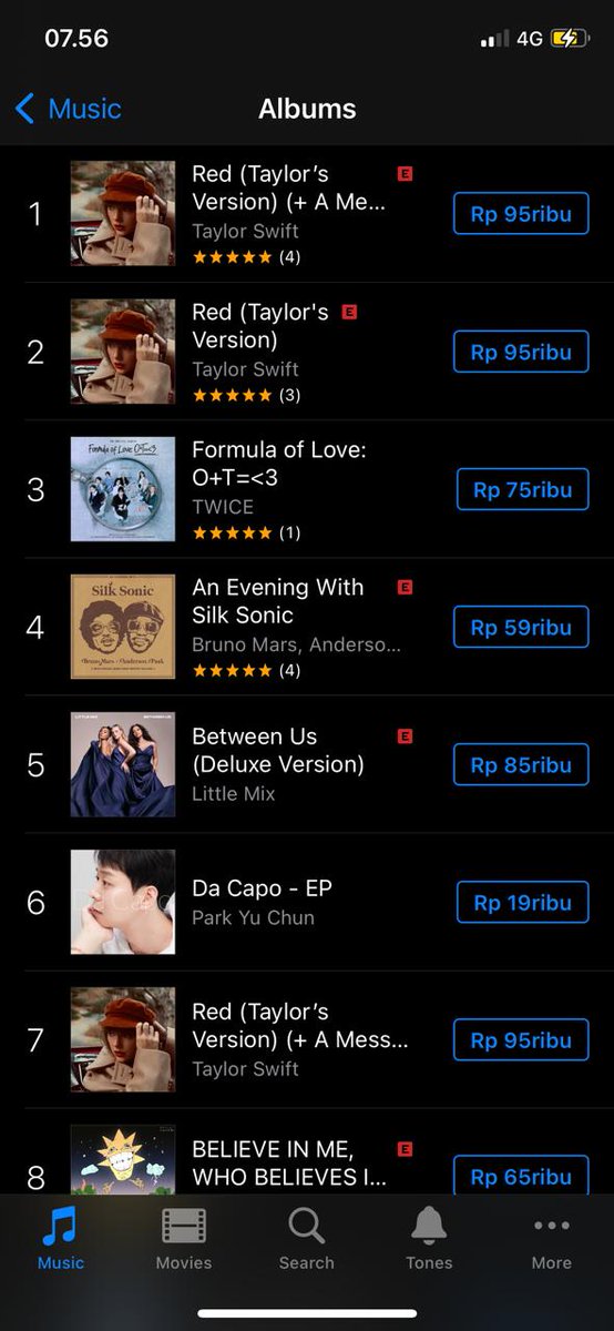 mixnesia's tweet photo. kedudukan album between us di Indonesia itunes charts saat ini turun menjadi nomer 5. mixers yang blm purchase bisa purchase skrg yaa untuk menaikkan kedudukan between us. we got this mixers 🙏🏼 https://t.co/nLa8lyGvfW