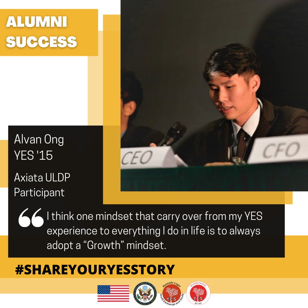 YesAlumniMas's tweet photo. [Alumni Success Story Series VIII]

One of the previous YES Alumni committee member, Alvan managed to pass all the application stages and join the prestigious Axiata University Leadership Development Programme (ULDP) in 2019! https://t.co/Wfw1yjYtOq