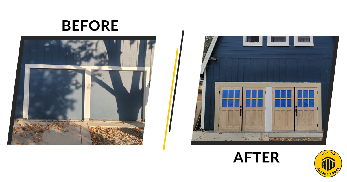 Our Swing Carriage Garage Doors incorporate handcrafted wood, which enhances its classic appearance. The result of the time, care and craftsmanship we use in our build process produces a far superior carriage house garage door that rivals fine artisan furniture.

#RWGarageDoors