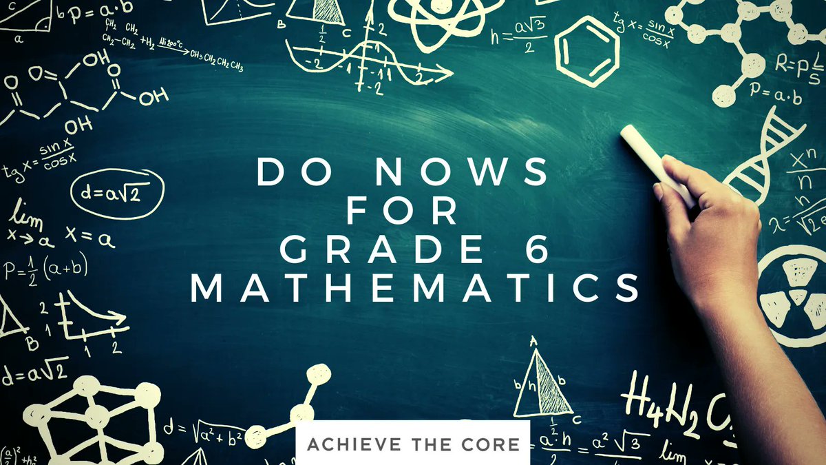 learnwithSAP's tweet photo. Free + downloadable Do Nows for 6th-grade math??  YES, PLEASE! 😌😌😌 Check these out on Achieve the Core: https://t.co/U6q3YpGMhT  #iteachmath https://t.co/OcIFqcVhGL