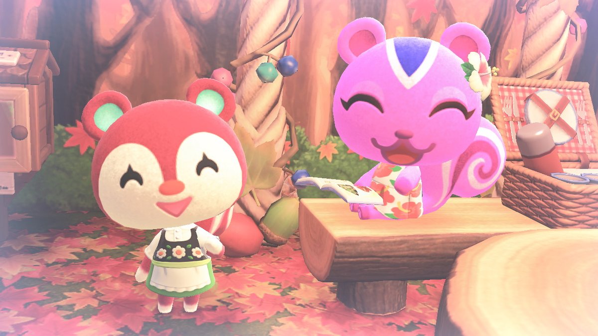 maya_moriAC's tweet photo. グミちゃんの家に行ったらももちゃんもいた！
この二人の組み合わせ可愛いすぎる！！

 #あつ森 #AnimalCrossing #ACNH https://t.co/i07dvbBa9S