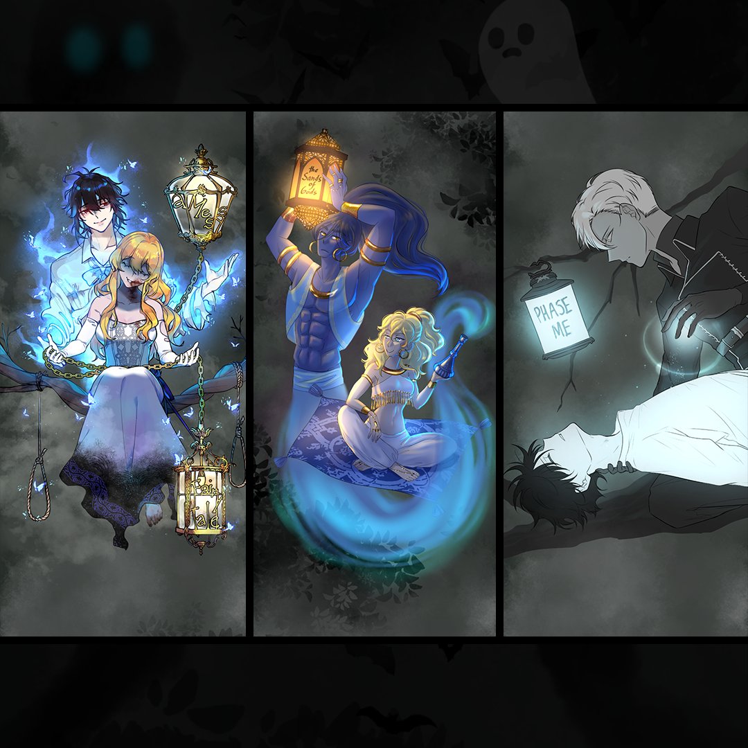 webtooncanvas's tweet photo. Mortals, do you miss spooky season?👻 

Shoutout to @LisHikaru for organizing this #CANVASCollab! 

Haunted Garden ➡️: https://t.co/9R1pRaLRMx https://t.co/vjXLErKZXu