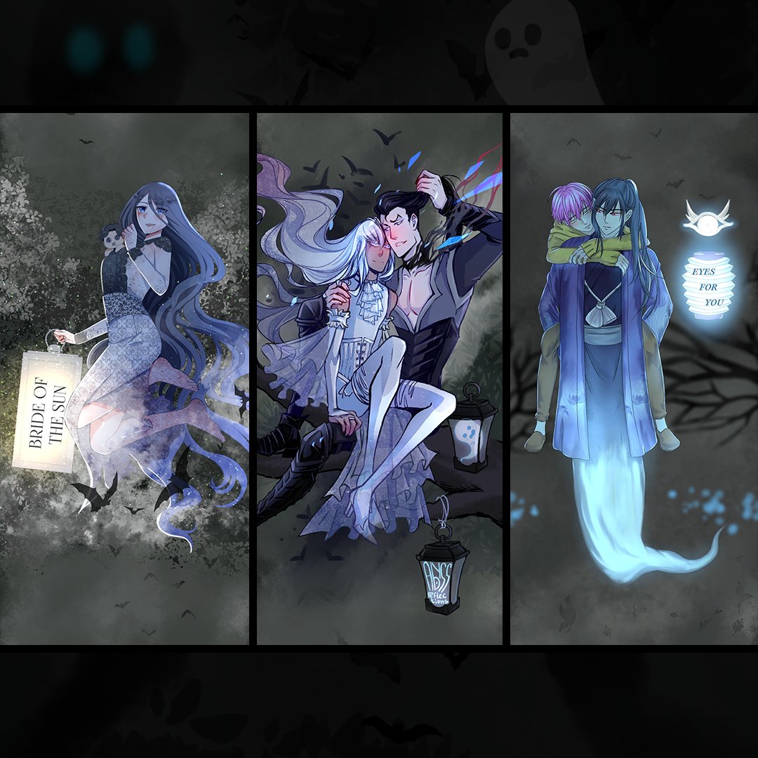 webtooncanvas's tweet photo. Mortals, do you miss spooky season?👻 

Shoutout to @LisHikaru for organizing this #CANVASCollab! 

Haunted Garden ➡️: https://t.co/9R1pRaLRMx https://t.co/vjXLErKZXu