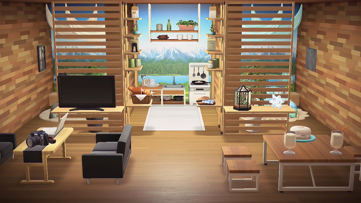 QuiteVexing's tweet photo. I panicked when Pecan asked for a roommate because I didn't know the taste of anyone available to combine her with, so I took a guess with Sasha!

#ACNH #ACDesigns #どうぶつの森 #HappyHomeParadise https://t.co/vXqEm4RTzT