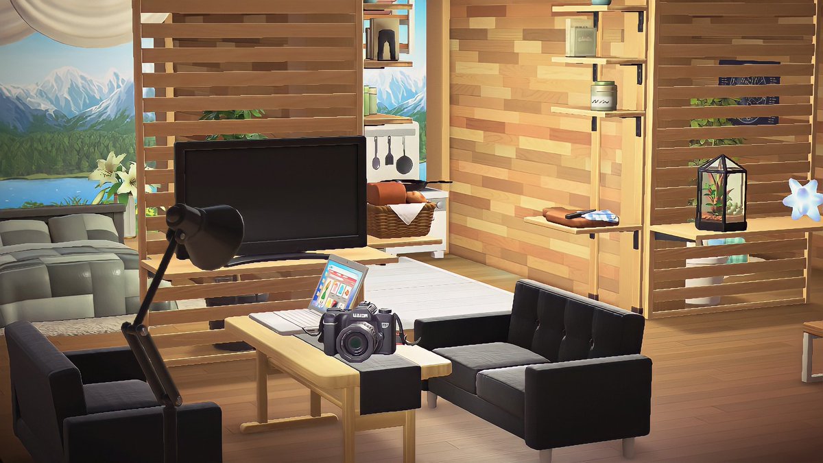 QuiteVexing's tweet photo. I panicked when Pecan asked for a roommate because I didn't know the taste of anyone available to combine her with, so I took a guess with Sasha!

#ACNH #ACDesigns #どうぶつの森 #HappyHomeParadise https://t.co/vXqEm4RTzT