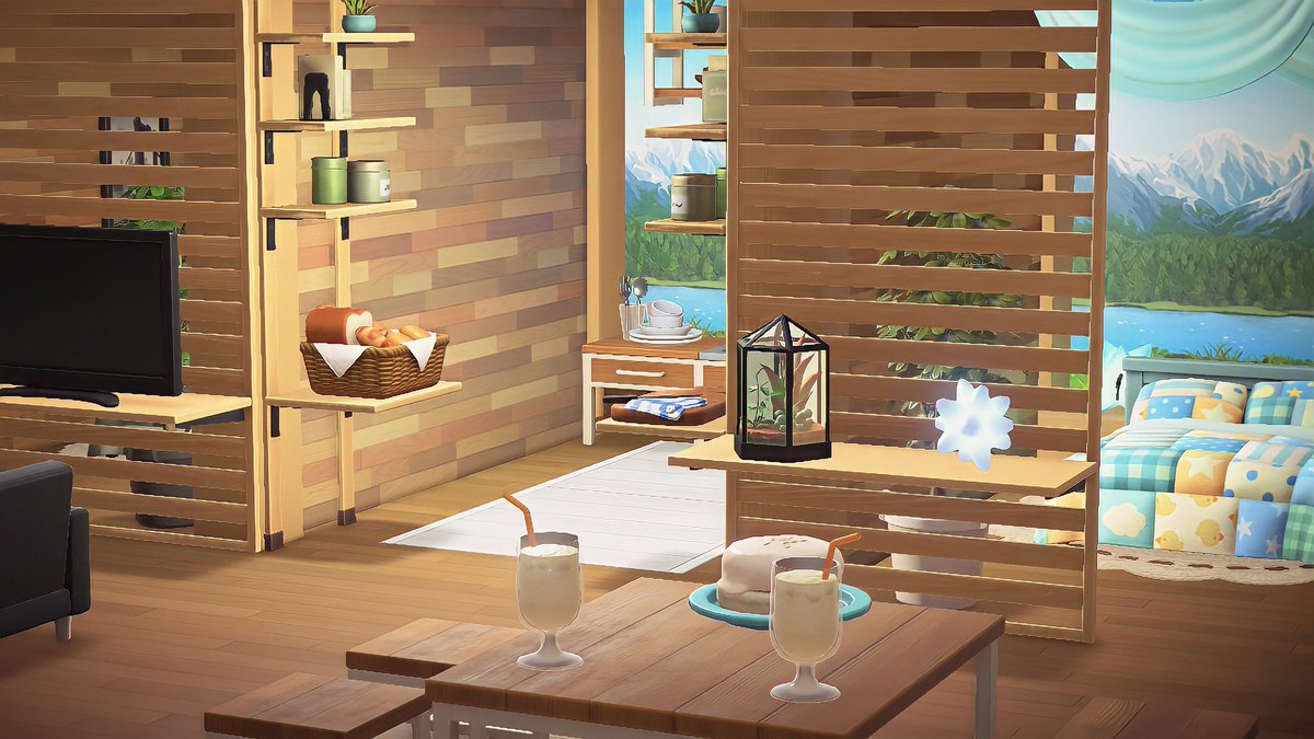 QuiteVexing's tweet photo. I panicked when Pecan asked for a roommate because I didn't know the taste of anyone available to combine her with, so I took a guess with Sasha!

#ACNH #ACDesigns #どうぶつの森 #HappyHomeParadise https://t.co/vXqEm4RTzT