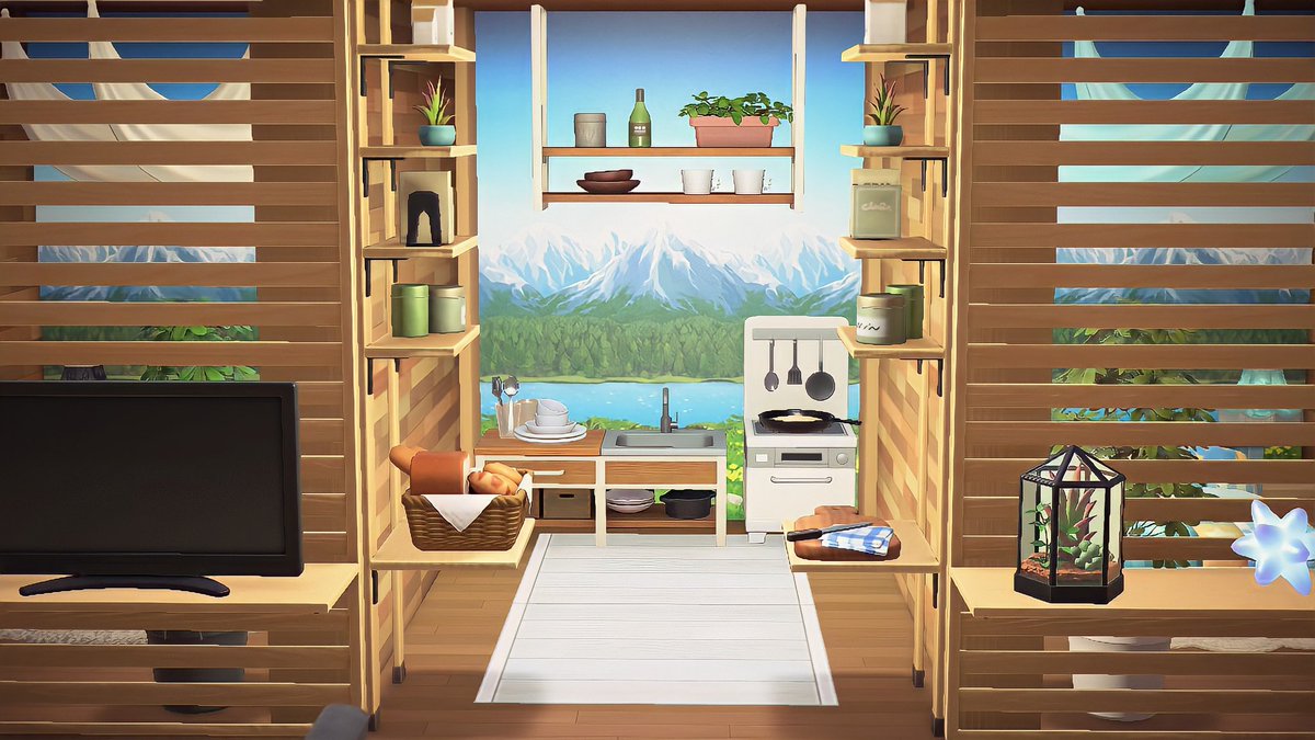 QuiteVexing's tweet photo. I panicked when Pecan asked for a roommate because I didn't know the taste of anyone available to combine her with, so I took a guess with Sasha!

#ACNH #ACDesigns #どうぶつの森 #HappyHomeParadise https://t.co/vXqEm4RTzT