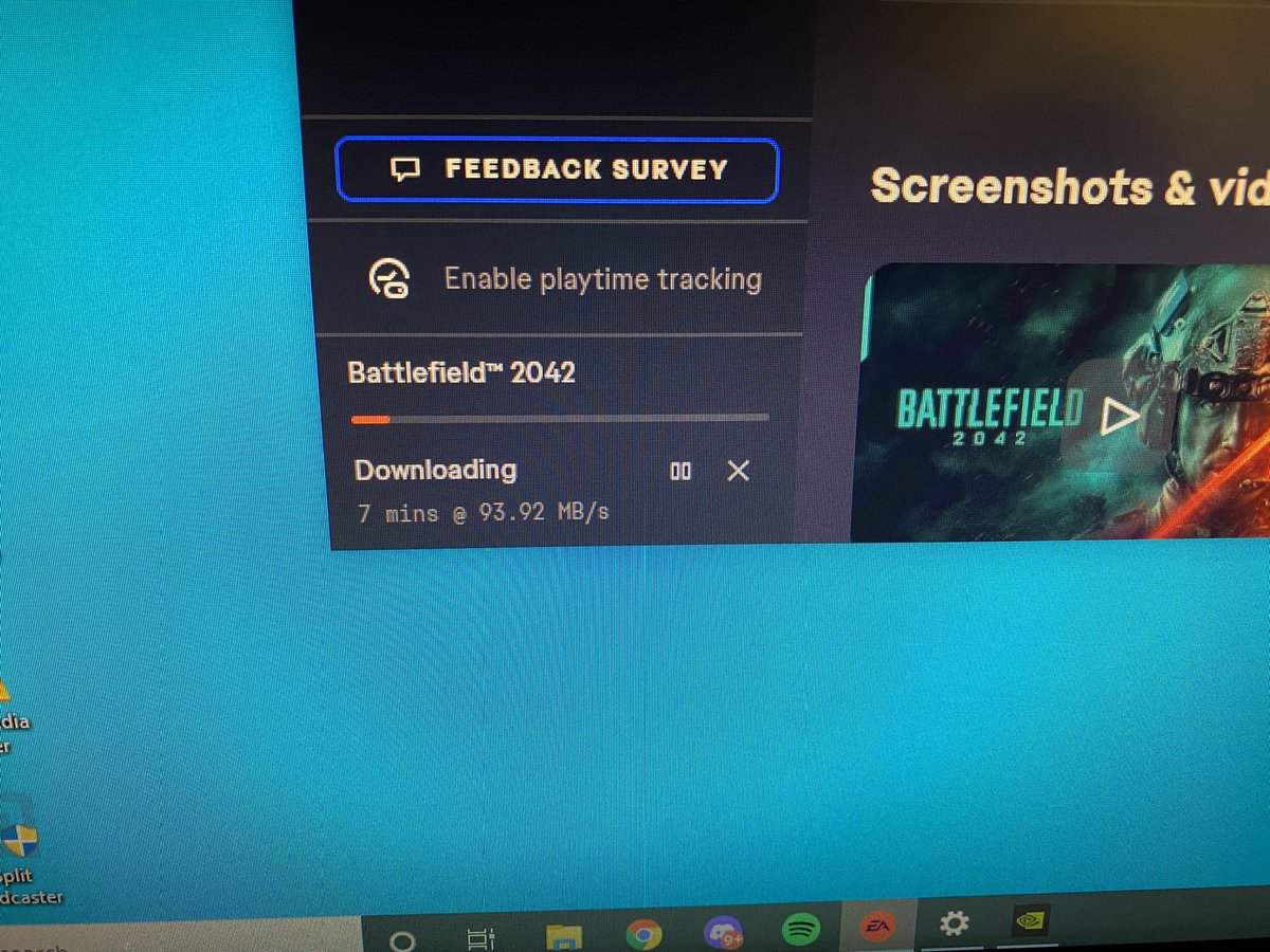 That download rate though..