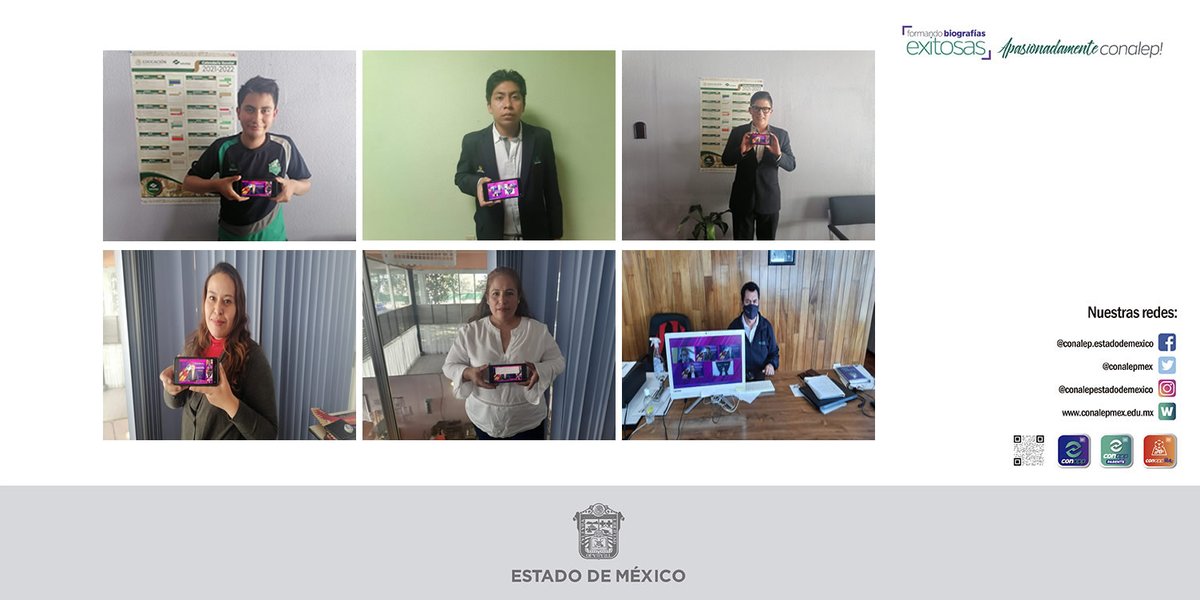 ConalepBQA's tweet photo. La comunidad Académica, Administrativa y Docente del Plantel siguieron virtualmente la clausura de #ExpoTalento2021 festival del conocimiento en donde se impulsan proyectos de innovación, tecnología y sustentabilidad.
#DespegandoIdeas
@Conalep_Edomex
#ApasionadamenteCONALEP https://t.co/0v1tMkD9du