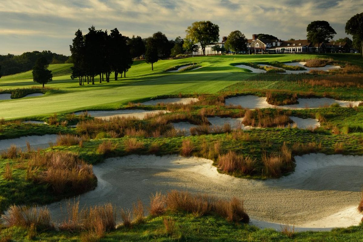 8pm and we are 4th in line for tee times tomorrow at Bethpage.  #bethpageblack