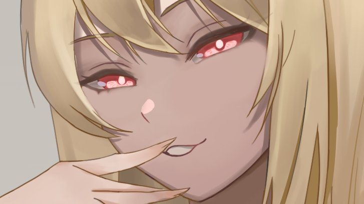 "Hoh..? Do you truly believe I would allow one to speak human language so freely?"

The demoness couldn't help but chuckle at the thought.

"Animals should speak their native tongue while in my presence... and that may just end up being something I'll have you demonstrate later."