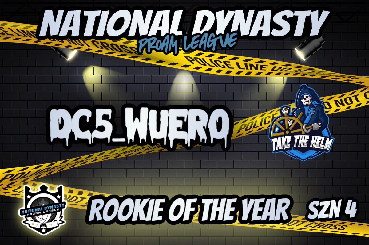 NatDynastyPL's tweet photo. Congratulations to our Rookie of SZN 4 DC5_Wuero from @2kTakeTheHelm https://t.co/oDUoFBsLnz