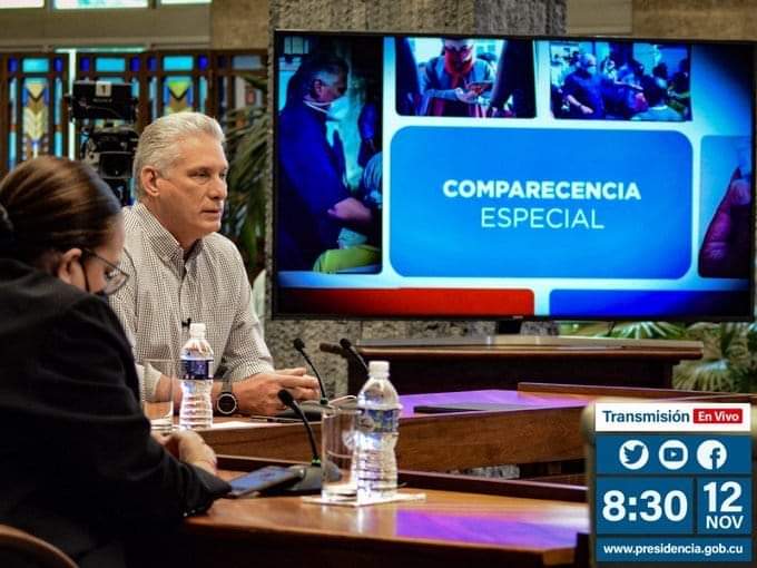 Radio_Guama's tweet photo. Se aprecian opiniones y criterios diversos sobre la apertura de #Cuba, por eso queremos dialogar hoy con el pueblo, asegura presidente cubano @DiazCanelB https://t.co/jKBOOPuMeI