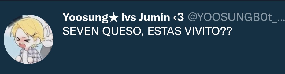 SevenConQueso's tweet photo. Quién le dice? 🤧 https://t.co/4Bna1BaBva