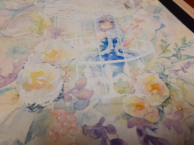 🕊️wip

11/26-29開催の展示会用の作品を描いています
#TH作業過程
#透明水彩 