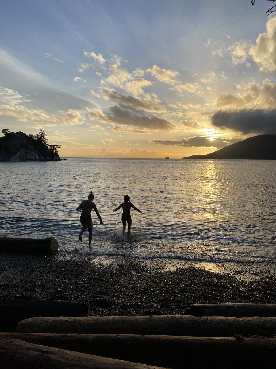 Not a bad day for a dip.