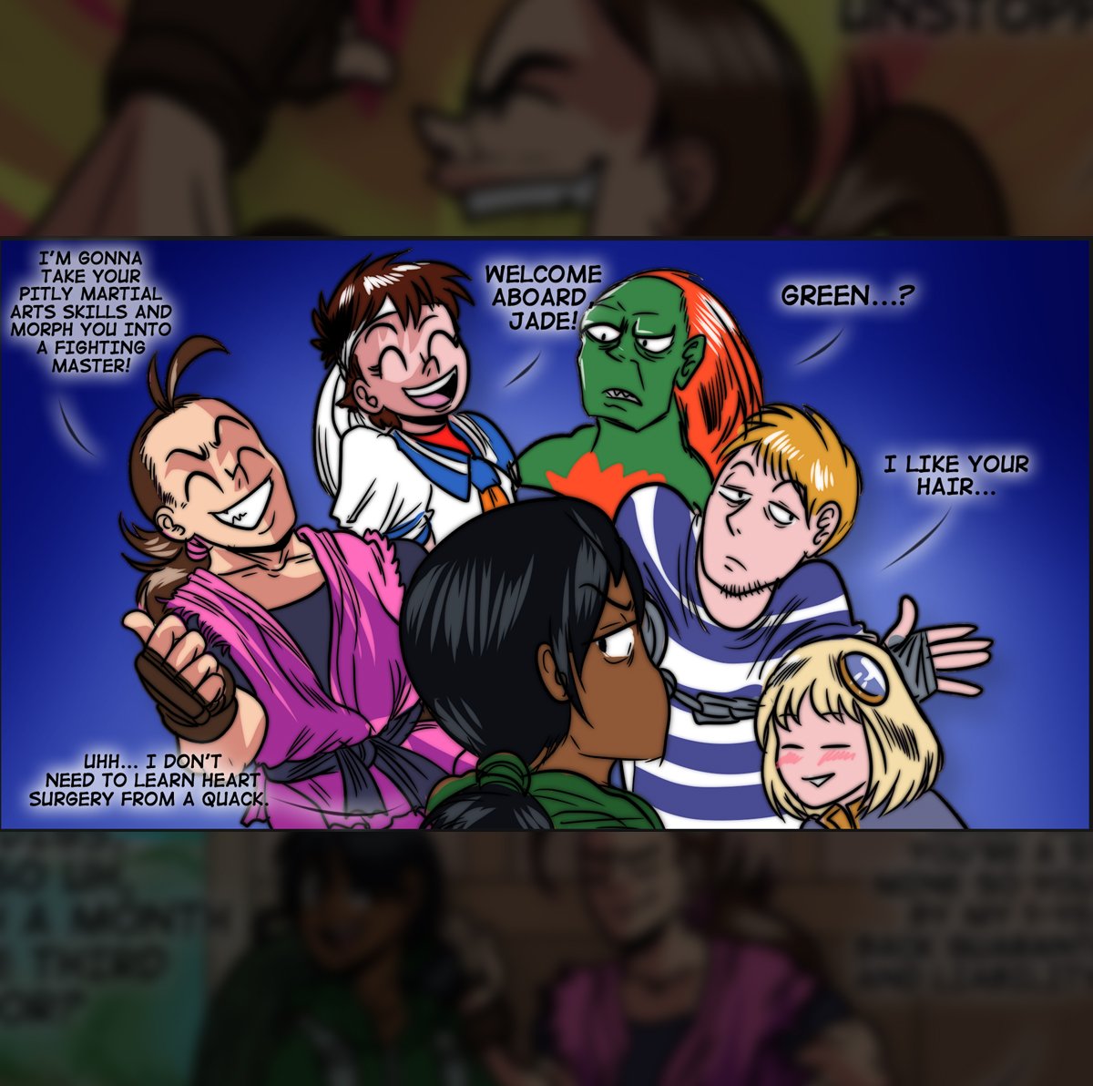 wildmooseking's tweet photo. The Mishaps of Dan--Comic 69--Archive Comics 5
"New Tenant" Dan and crew invite in a new student to the dojo. But she's not here to make friends. She's here to pay rent.
#makecomics #MishapsofDan #themishapsofdan #StreetFighter https://t.co/s2P3XeQ53P
