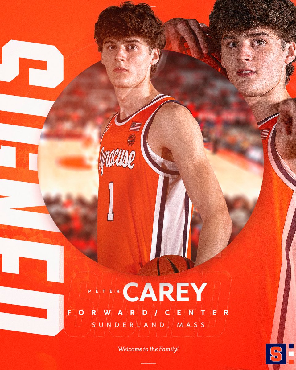 𝓞𝓻𝓪𝓷𝓰𝓮 ✍️

Welcome to the #CuseFamily, <a href="/Petercareyy/">Peter Carey</a> 🍊