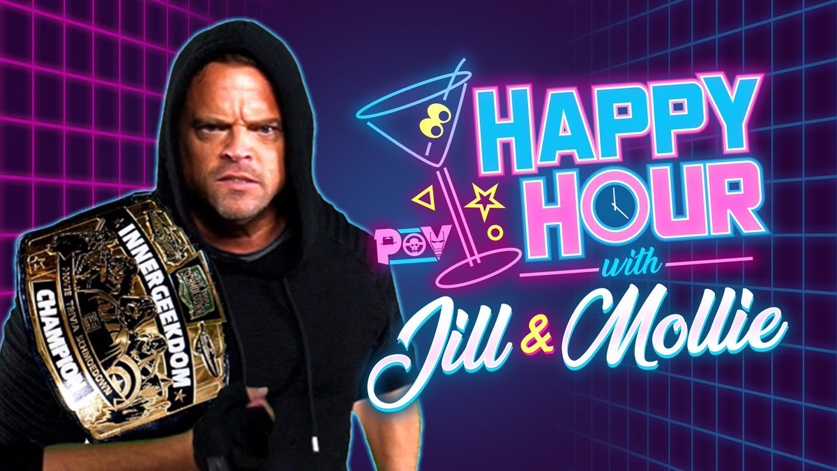 certainPOVcrew's tweet photo. Weβre in the home stretch! Less than a hour away from the newest #HappyHour with @jillyymariee & @MollieDamon!
The legend himself @kevsmets joins the show where you can expect a smashing good time! LIVE @ 6:30pm PT https://t.co/4Y9wAhFB2n https://t.co/wpPNopbopx