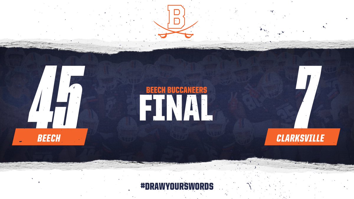 BeechFootball's tweet photo. THE BUCS ARE MOVING ON!!

The Bucs will play at Hendersonville High School in the quarter final game next Friday!!

#DrawYourSwords https://t.co/EWoOPts6T4