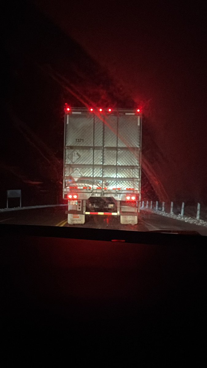 MicSalem's tweet photo. Two and a half hours on #hywy17 near #Shabaqua looking at the back of this truck, getting nowhere fast. 😴 https://t.co/zfy9jxmCgZ