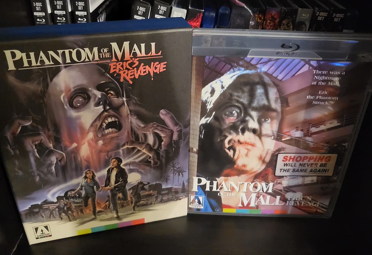 Jtmck284's tweet photo. New Pick-up from @ziarecords
#anangelforsatan #thehillshaveeyes #phantomofthemallericsrevenge #theboogeyman #returnoftheboogeyman #ghoulies4 #newpickups #bluraycollector #bluraycollection #blurayfan #dvdcollector #dvdcollection #dvdfan #moviecollector #moviecollection #moviefan https://t.co/WPAquP9aoq