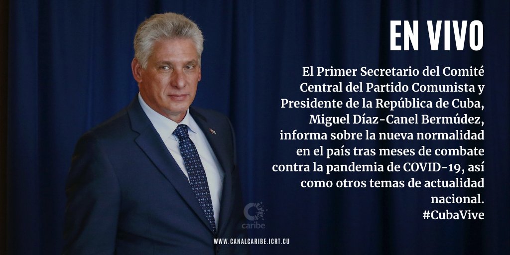 #Ahora | Sigue nuestro canal en vivo para los detalles. El presidente cubano responde preguntas en Conferencia de Prensa 👇 
bit.ly/3kSFi5F