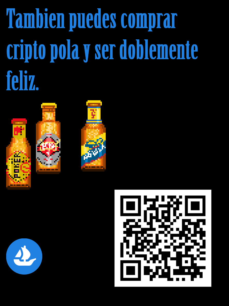 arraariatu's tweet photo. u can buy a colombian beer and enjoy the cyber party
#nft #nftcollector #nfts #nfts #ñft #nftlatinoamerica #nftianguis https://t.co/WhqywJ7L7E