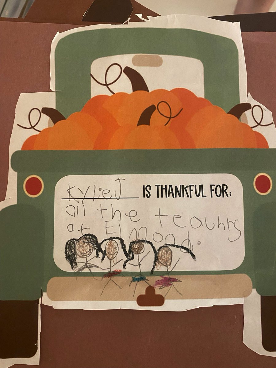 Miss_Smith28's tweet photo. A first grader giving @elmwoodes teachers just what we all needed. #shegetsus #elmood @Jeffrey_hogan @MrsRode https://t.co/kP6G7GaBoM