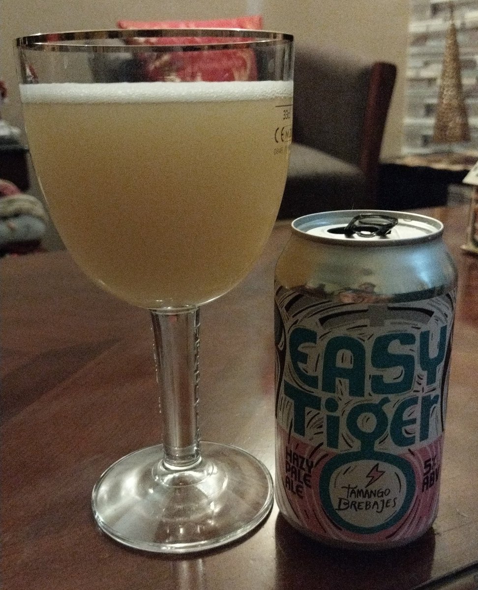 Jimenez__Leon's tweet photo. Easy Tiger
Hazy Pale Ale
ABV 5%
#Tamango https://t.co/jgGCZY2nVc