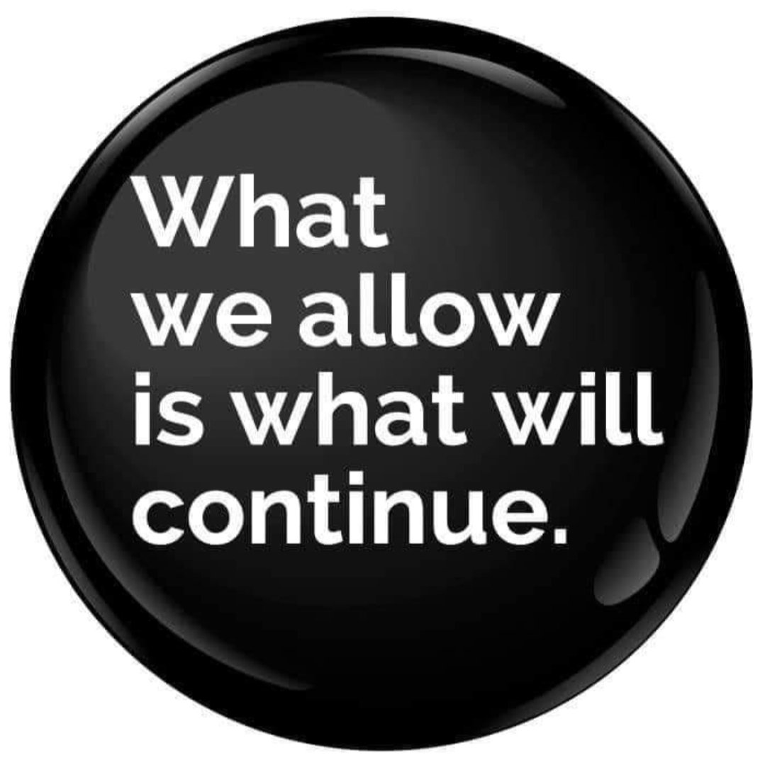 kunzangleh's tweet photo. Be aware of what you allow. https://t.co/bUDGzoECs6
