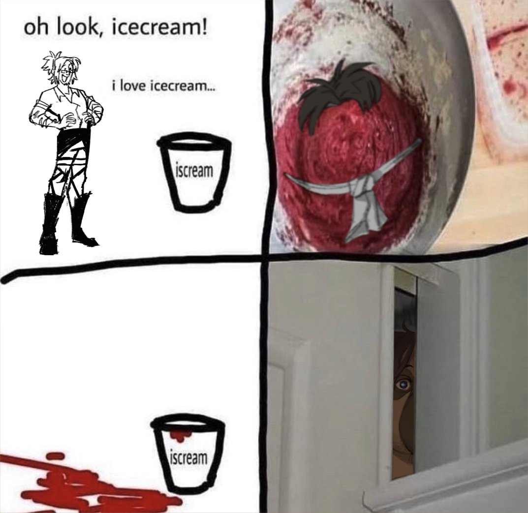 tw  // dereality / scary

most fucked up levihan comic ive ever made ft taro 